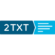 2txt Logo