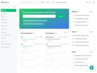 Screenshot of AI-Powered Document Management