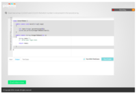 Screenshot of Sample: one of the questions..