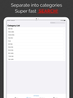 Screenshot of Separate your inventory into categories