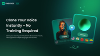 Screenshot of Clone Your Voice Instantly - No Training Required