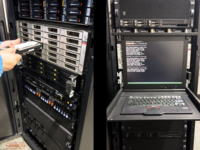 Screenshot of Hosco’s advanced data recovery infrastructure features a secure rack-mounted environment equipped with enterprise-grade servers and storage arrays from leading vendors such as Oracle and IBM. This robust infrastructure supports data recovery from large-scale, multi-drive storage systems. Combined with proprietary in-house tools for RAID and ZFS recovery, it enables complex data reconstruction workflows for critical incidents.