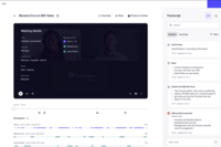 Screenshot of Kaia, Outreach’s conversation intelligence solution, used to automatically take notes, flag action items, summarize meetings, and receive in-the-moment product and competitive information so you can nail every sales meeting.