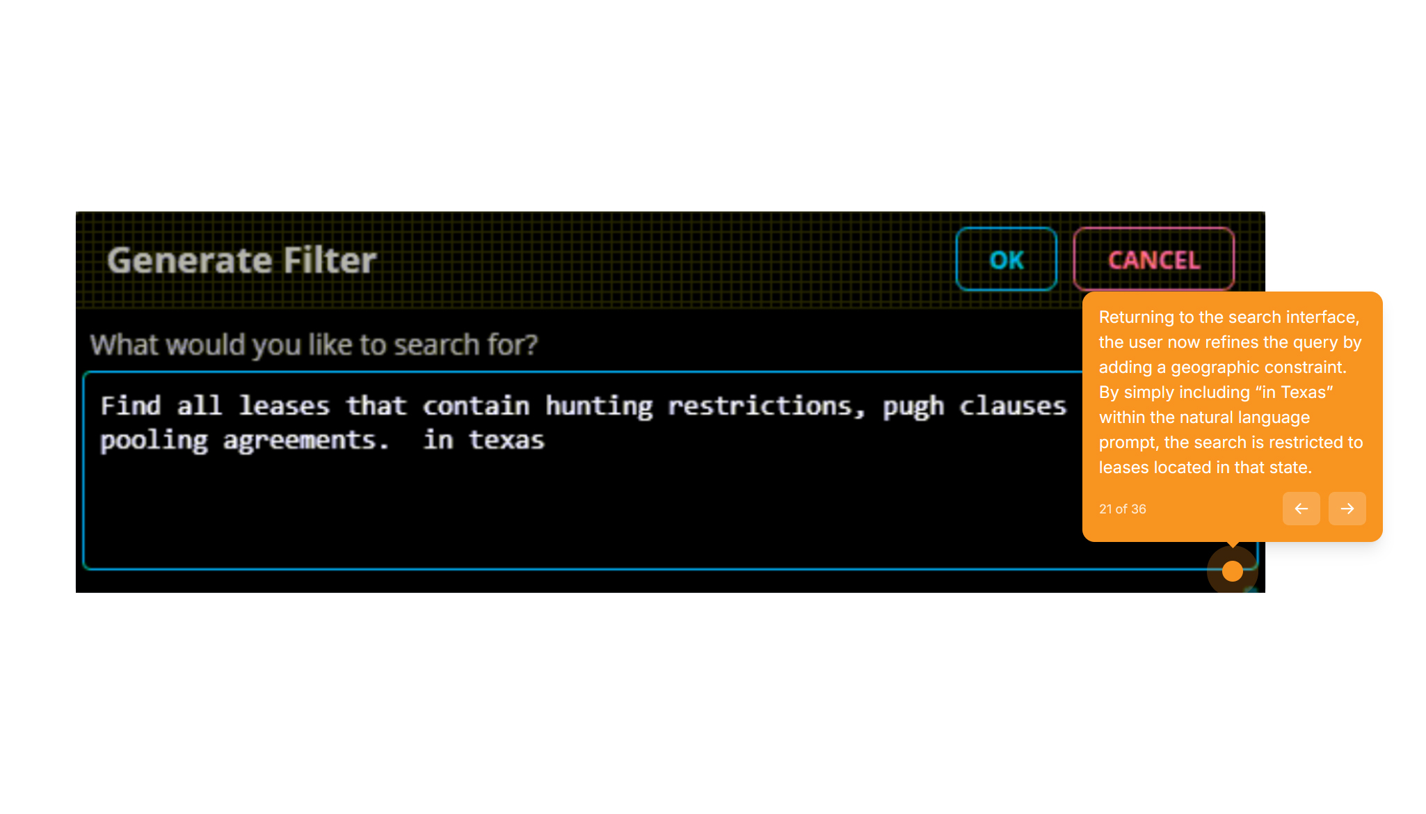 Screenshot of Use AI assistants in Grooper to find virtually any information.
