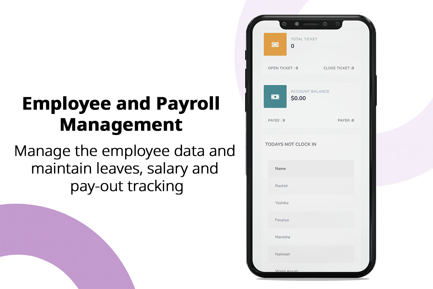 Screenshot of “Payout Center”
Automate staff salaries and role-based commissions with real-time totals.