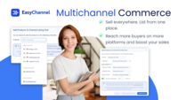 Screenshot of EasyChannel's multiple sales channel management features.