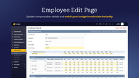 Screenshot of the Employee Edit Page