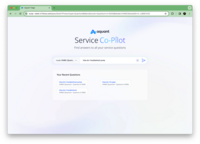 Screenshot of Service Co-Pilot: Knowledge. 
The platform consolidates resources, making them accessible and simplifying the learning and training process.