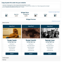 Screenshot of Customizing The PayWhirl Automatic Payment Widget