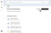 Screenshot of the location to collaborate and stay organized using shareable content collections called stacks.