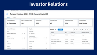 Screenshot of Dynamo’s Investor Relations platform, which streamlines fundraising and marketing by centralizing investor data, automating outreach, with integrated CRM, analytics, and a secure investor portal.