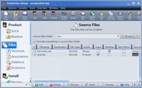 Screenshot of Source Files