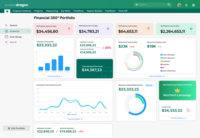 Screenshot of customisable and real-time dashboards tracking progress