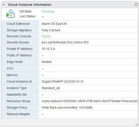 Screenshot of Velostrata's migration portlet