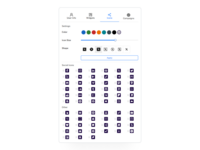 Screenshot of some of the available icons
