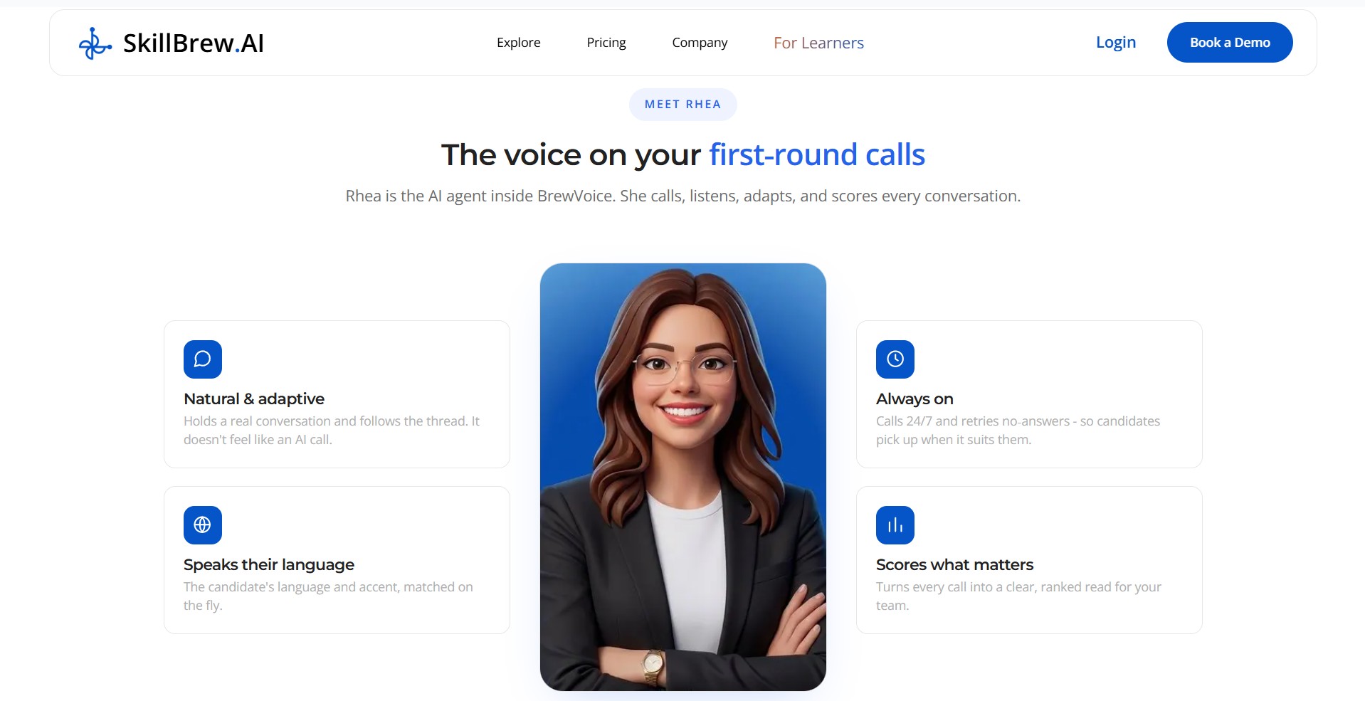 Screenshot of BrewVoice: Rhea