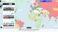 Screenshot of Add Meeting Destinations