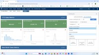 Screenshot of Customizable Analytics Dashboards tool - choose from over 300 data tiles, customize the display and even set user-level permissions
