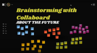 Screenshot of Brainstorming with Collaboard