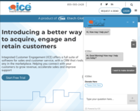 Screenshot of Chatbot