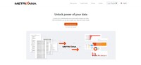 Screenshot of the METRIXANA homepage