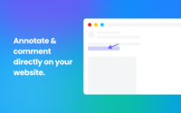 Screenshot of Annotate & comment directly on a website