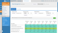 Screenshot of Rate Management
