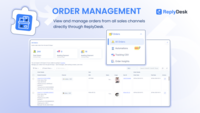 Screenshot of multichannel order management.
