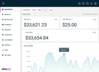 Screenshot of Stax Pay Dashboard