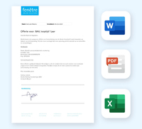 Screenshot of Diamond's digital sign agreements, that can be exported to documents