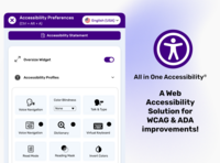 Screenshot of A Web Accessibility Solution for WCAG & ADA improvement