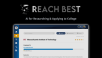 Screenshot of a Reach Best college profile.
