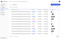 Screenshot of the User, Client and Engagement Dashboard