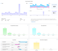 Screenshot of the traffic flow monitoring view