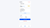 Screenshot of Driver app: any smartphone, in the browser. Navigation and proof of delivery.