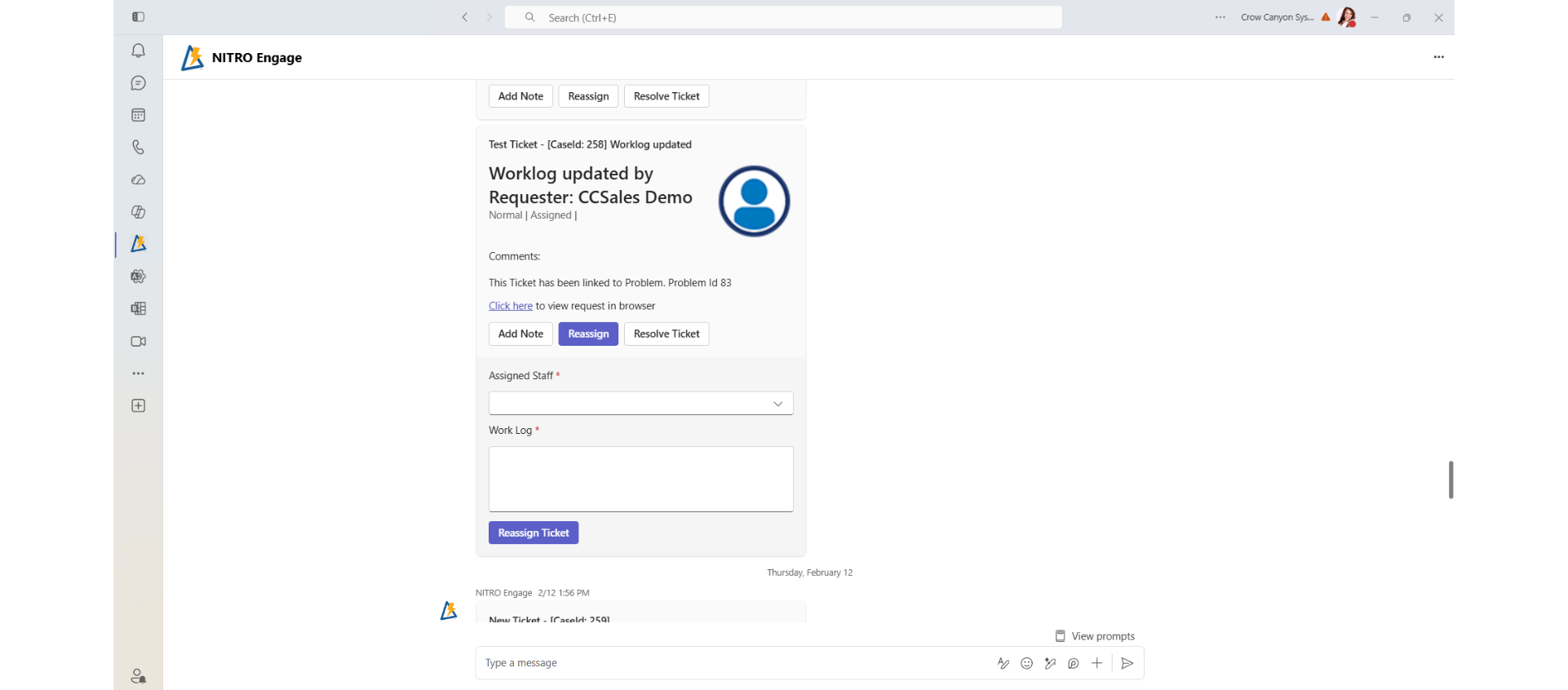 Screenshot of NITRO Engage Bot
