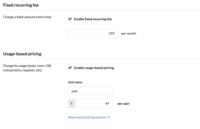 Screenshot of Pricing