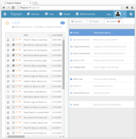 Screenshot of Share documents without the concern of unchecked file syncing outside your business network.