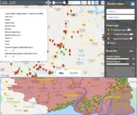 Screenshot of Geospatial Analysis