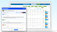 Screenshot of integrated billing software and AI Scribe