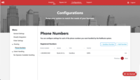 Screenshot of Configure unique settings for each of the phone numbers you'd like handled by RedRoute's voice automation.
