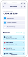 Screenshot of White label Mobile banking application