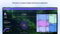 Screenshot of Get instant, at-a-glance insights with dynamic dashboards.