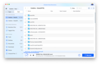 Screenshot of where to scan data
