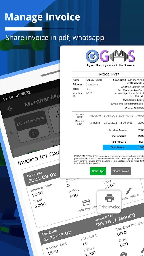 GGMS-Gym Management Software
