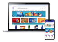 Screenshot of th eHonebi commerce website, used to design a store.