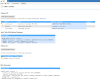 Screenshot of Schema optimization with SQLyog Ultimate edition