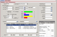 Screenshot of Reservations