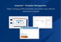Screenshot of some empower® templates, used to make managing Office templates and content easier and brand compliant.