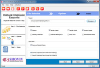 Screenshot of File selection options